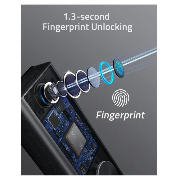 n e w | eufy security E130 smart lock touch | fingerprint keyless door lock - Picture 6 of 7